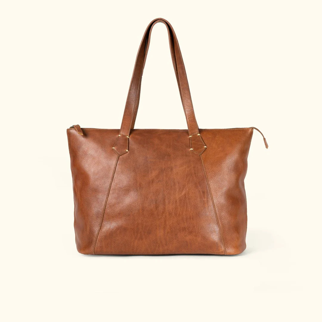 Premium Genuine Leather Tote Bag – Timeless Style & Durability