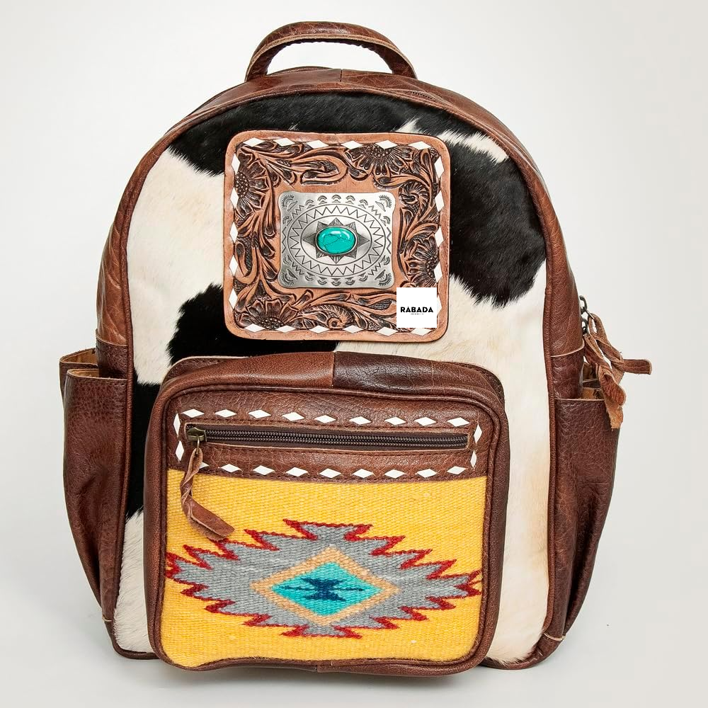 Western Leather Backpack – Vintage Cowboy Style