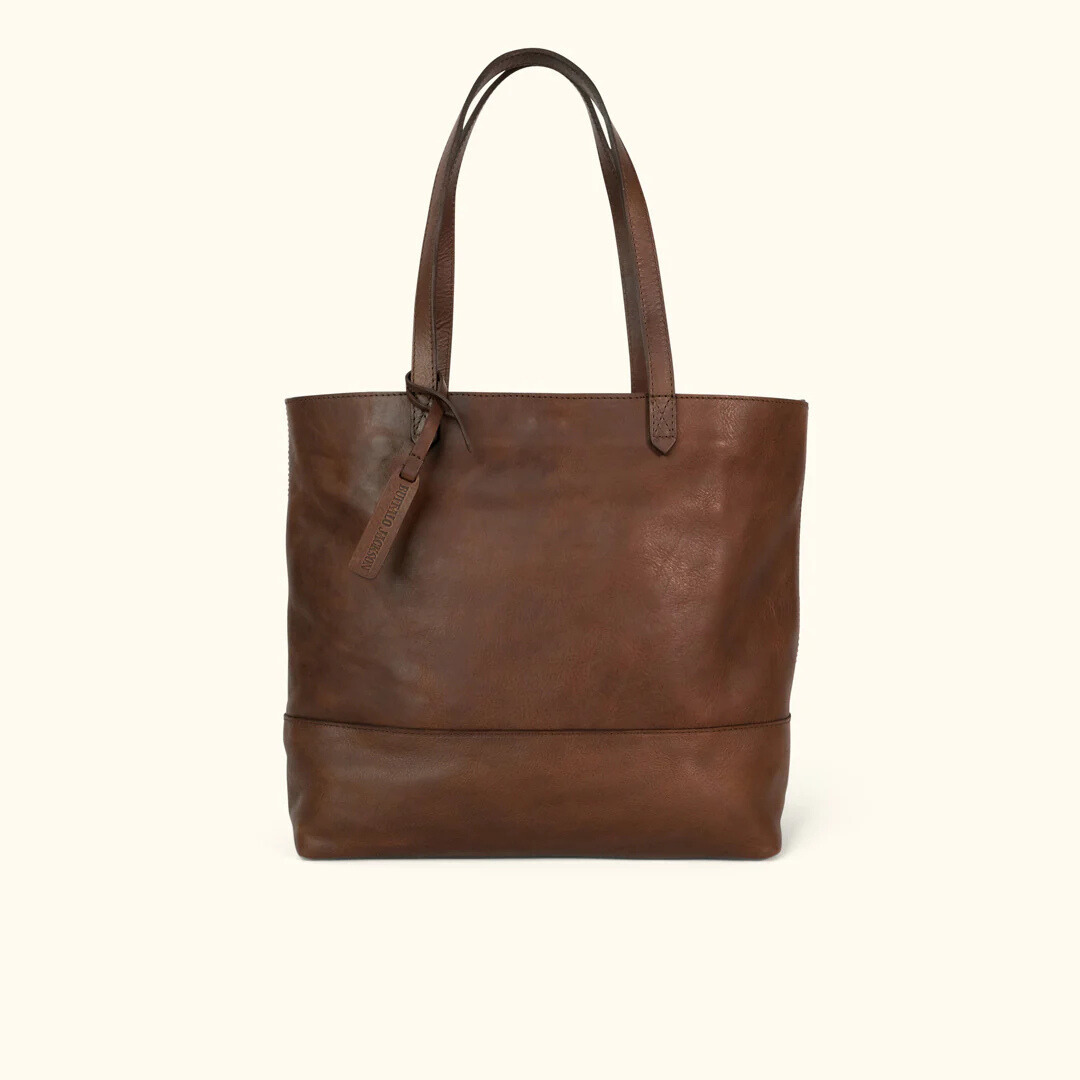Classic Genuine Leather Tote Bag – Timeless Style & Durability
