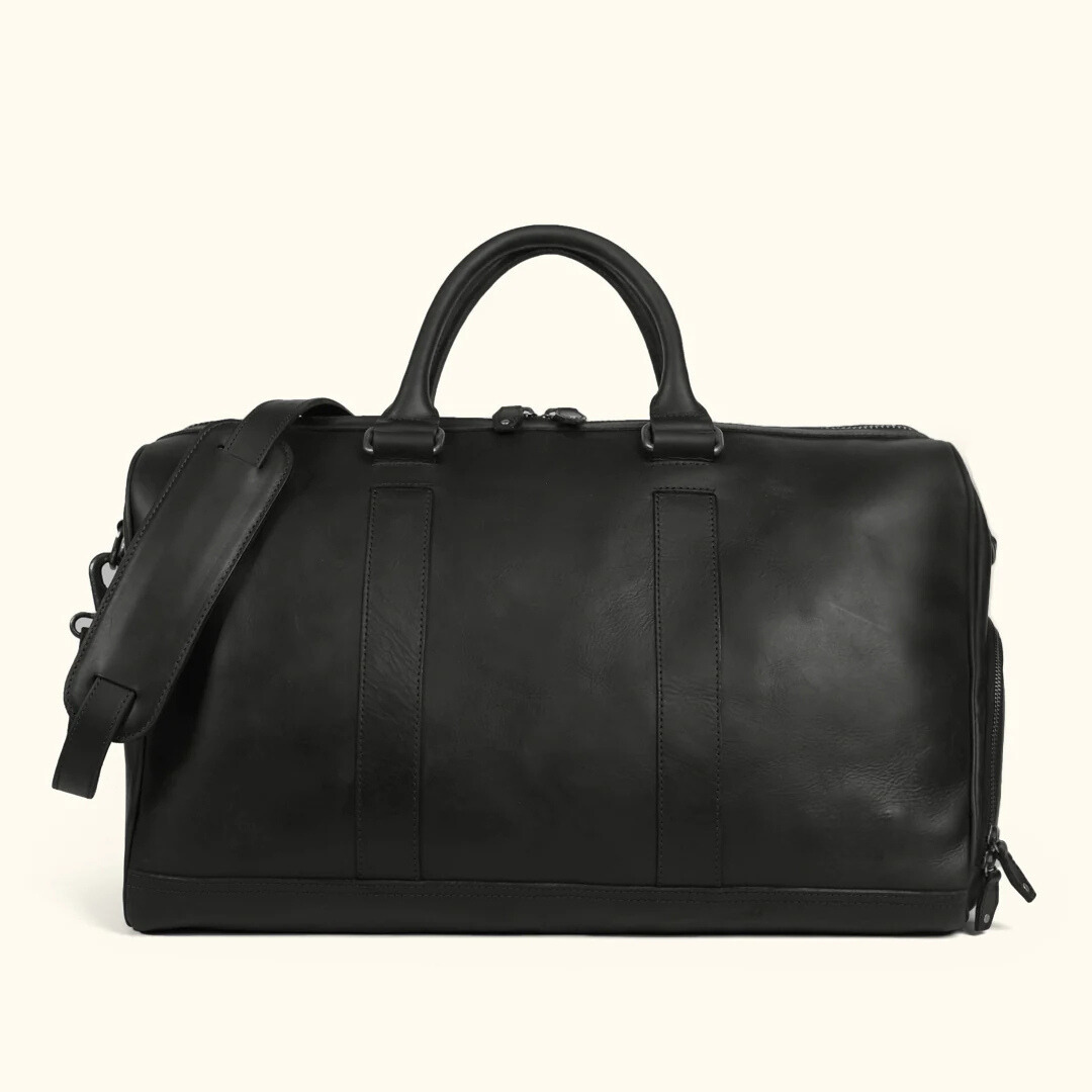 Premium Genuine Leather Duffle Bag – Timeless Travel Companion