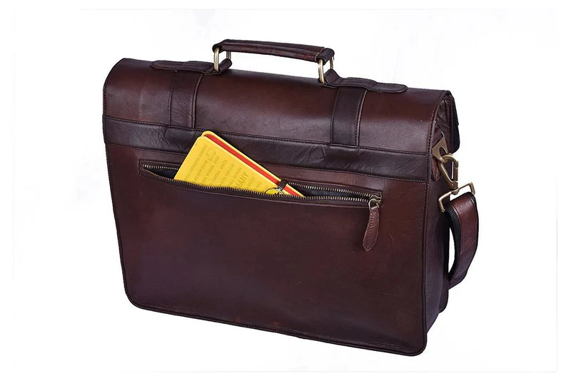Genuine Leather Messenger Bag -Vintage Brifcase for men