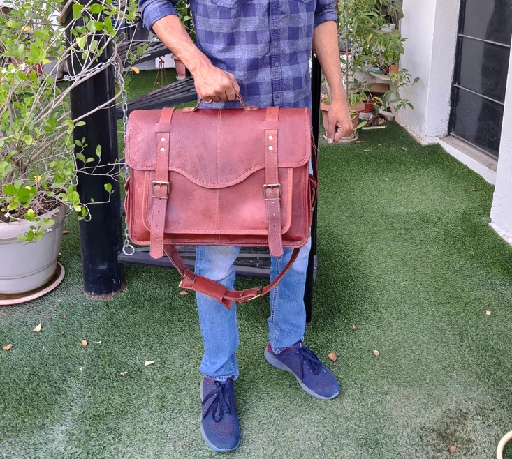 Handcrafted Genuine Leather Messenger Bags