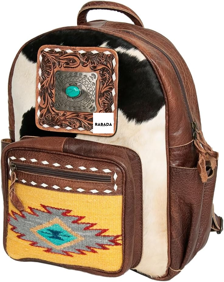 Western Leather Backpack – Vintage Cowboy Style