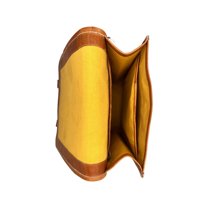 Vintage Leather Backpack – Classic Handmade Satchel