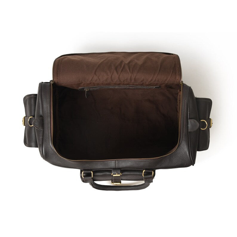 Full-Grain Leather Duffle – Timeless & Long-Lasting