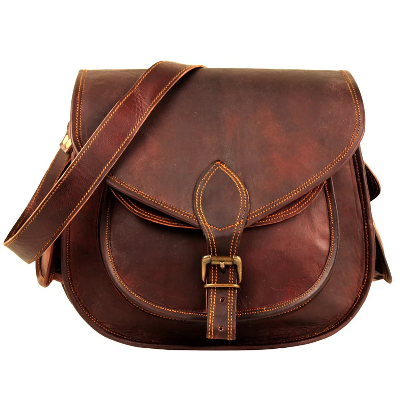 Soft Leather Crossbody Bag Women's Shoulder Purse for Daily Use