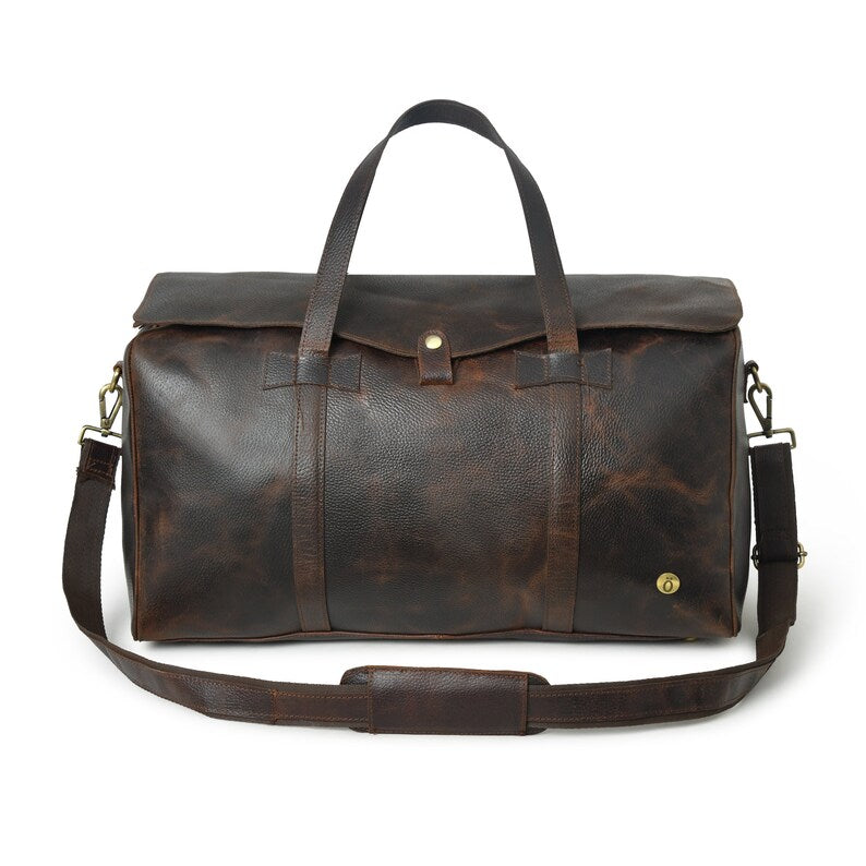 Full-Grain Leather Duffle – Timeless & Long-Lasting