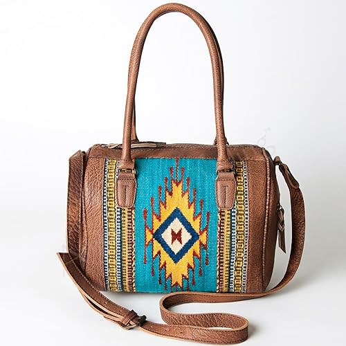 Western Leather Duffle Bag – Handmade Vintage Travel Gear