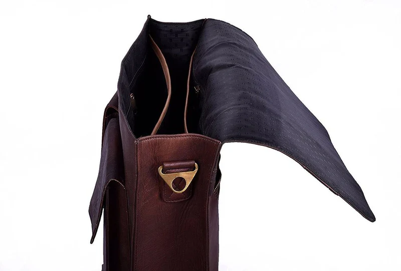 Genuine Leather Messenger Bag -Vintage Brifcase for men