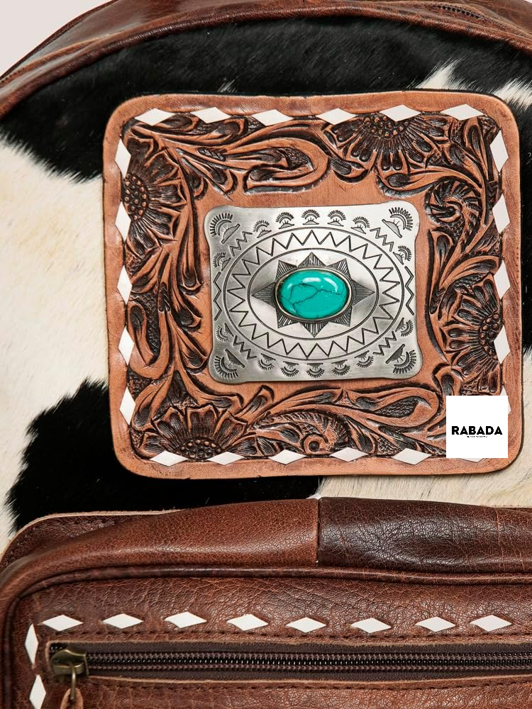 Western Leather Backpack – Vintage Cowboy Style