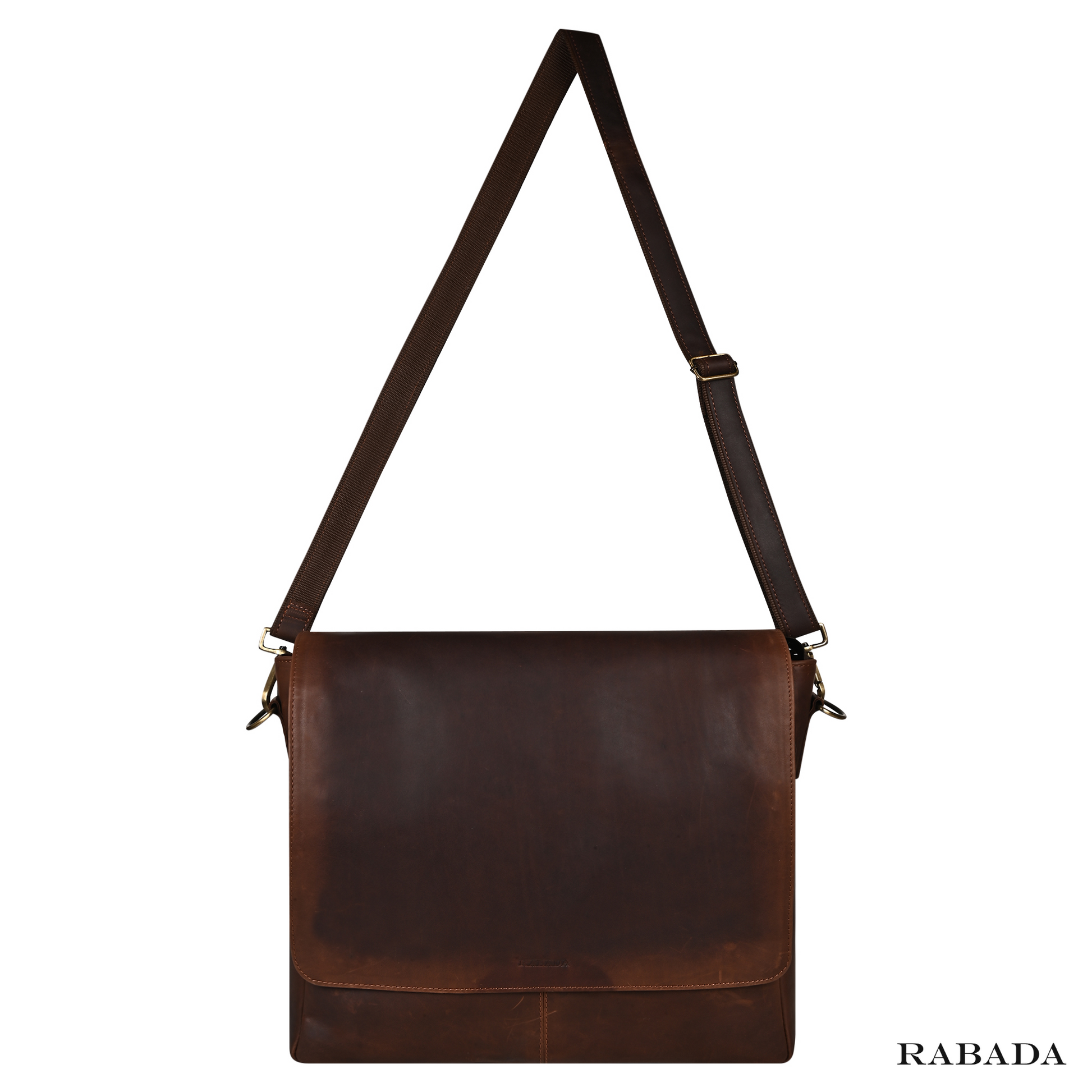 Vintage Style Buffalo Leather Briefcase – Men's Laptop Bag