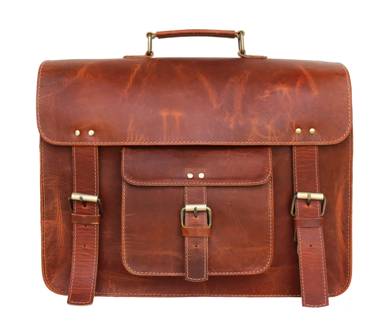 Genuine Leather Messenger Bags for Men & Women