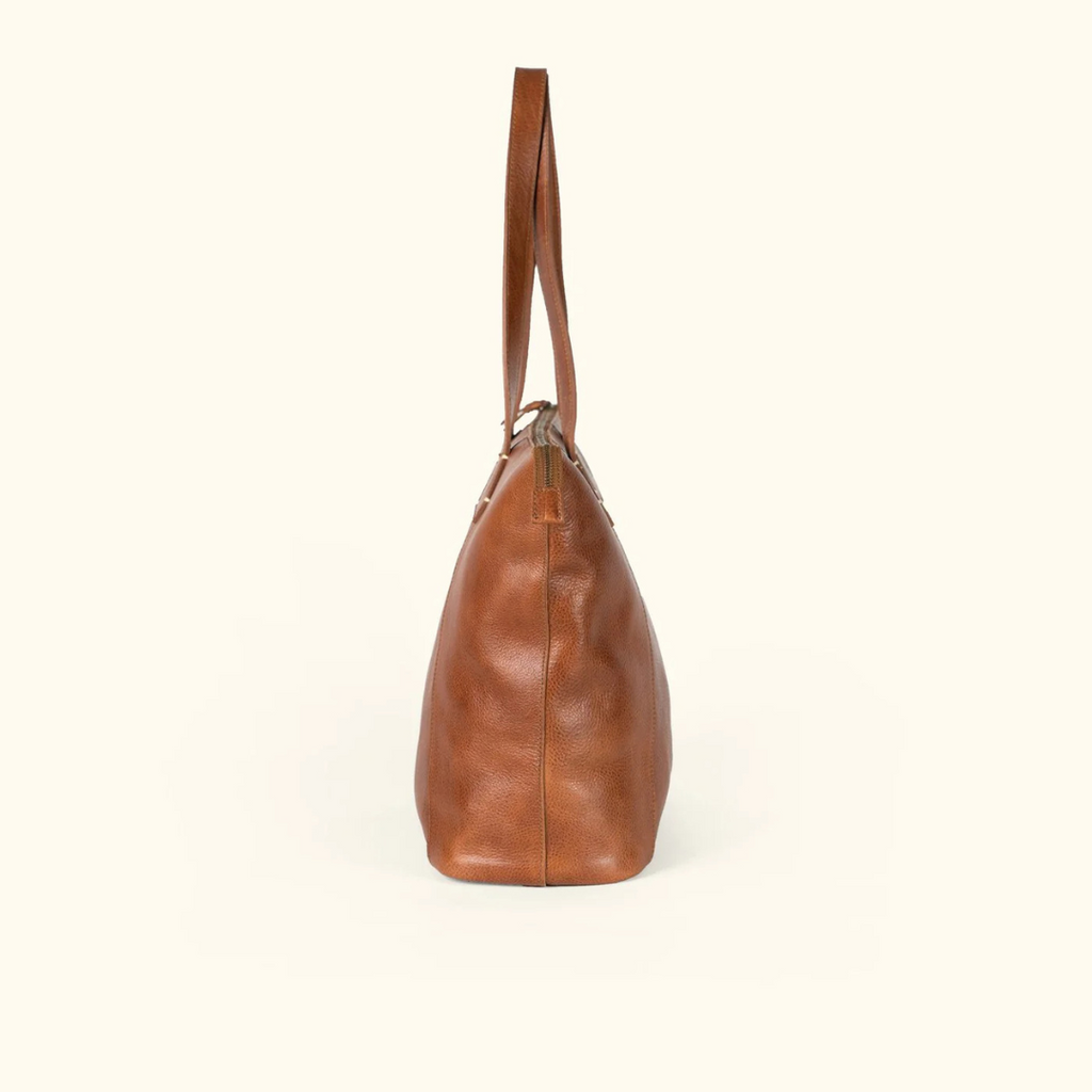 Premium Genuine Leather Tote Bag – Timeless Style & Durability