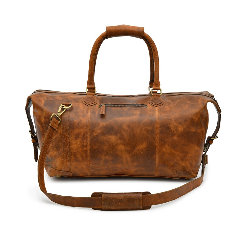 Classic Travel Duffle – Handcrafted Genuine Leather Carryall