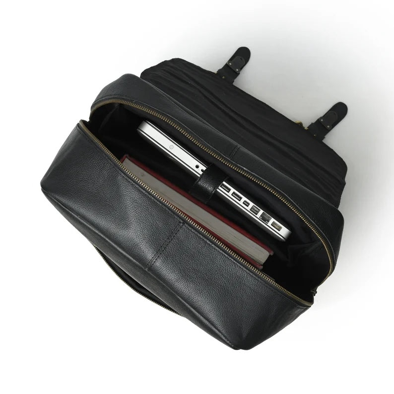 Genuine Leather Backpack – Timeless Elegance for Everyday Use
