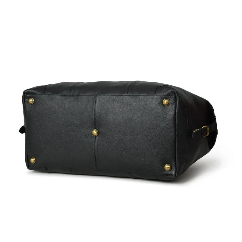 Full-Grain Leather Duffle – Timeless & Long-Lasting