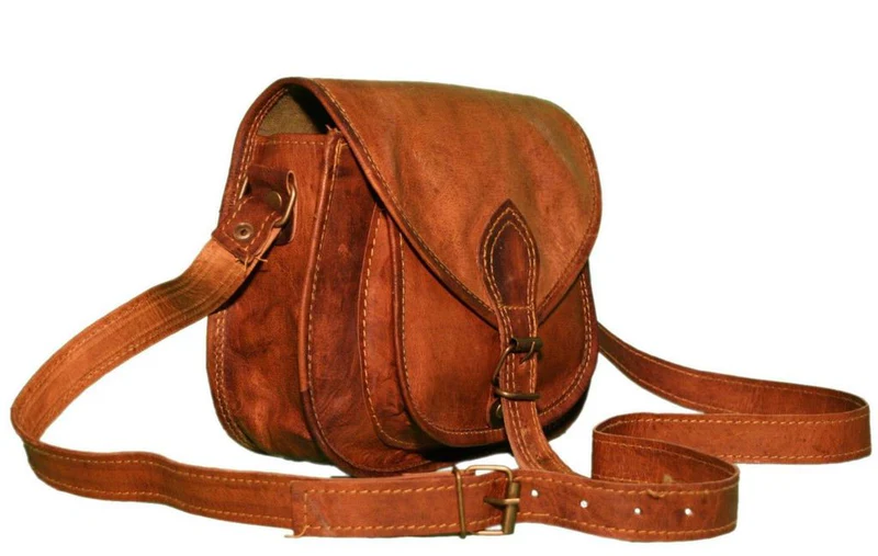 Classic Leather Shoulder Bag for Women Crossbody Purse
