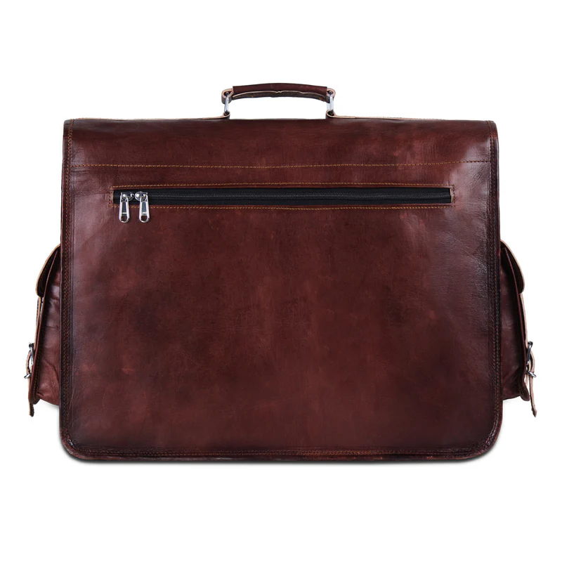 Premium Leather  Briefcase- Classic Messanger Bags For work & Travel