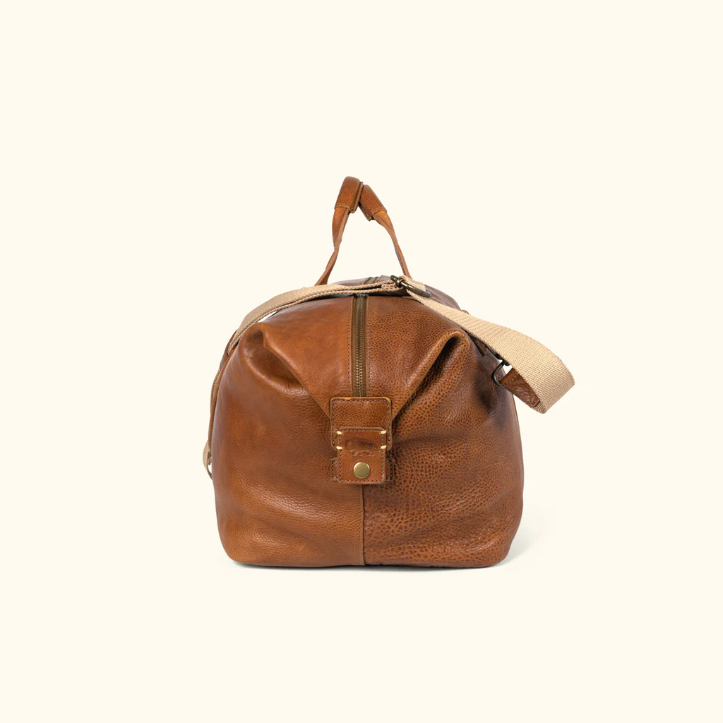 Men’s Leather Duffle Bag – Full Grain, Stylish, Durable