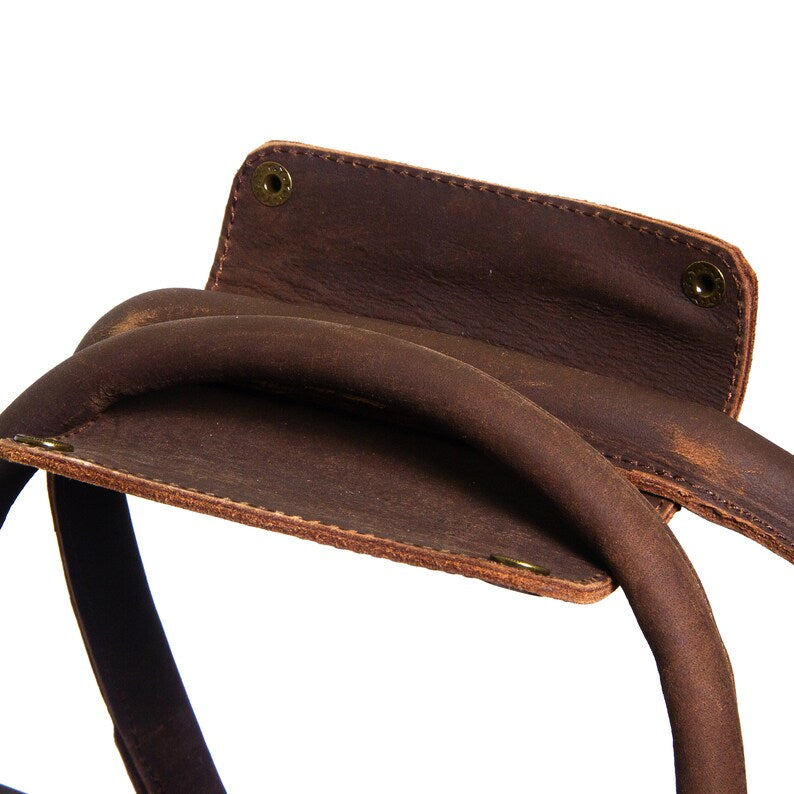Classic Travel Duffle – Handcrafted Genuine Leather Carryall