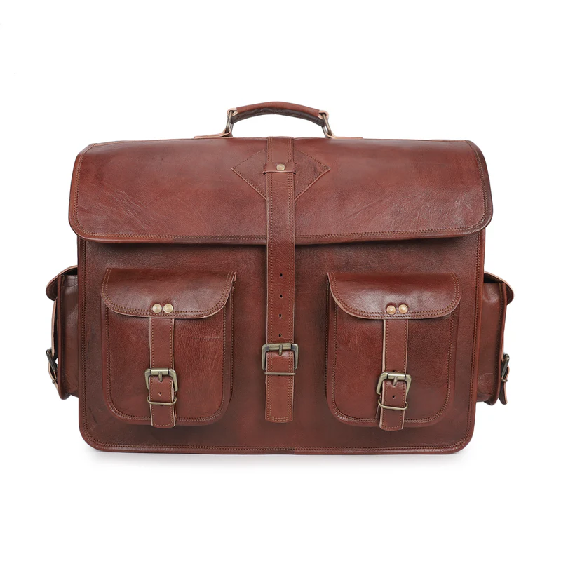 Leather messenger bags for men, leather satchel, leather shoulder bags for men, leather college bag, school bag