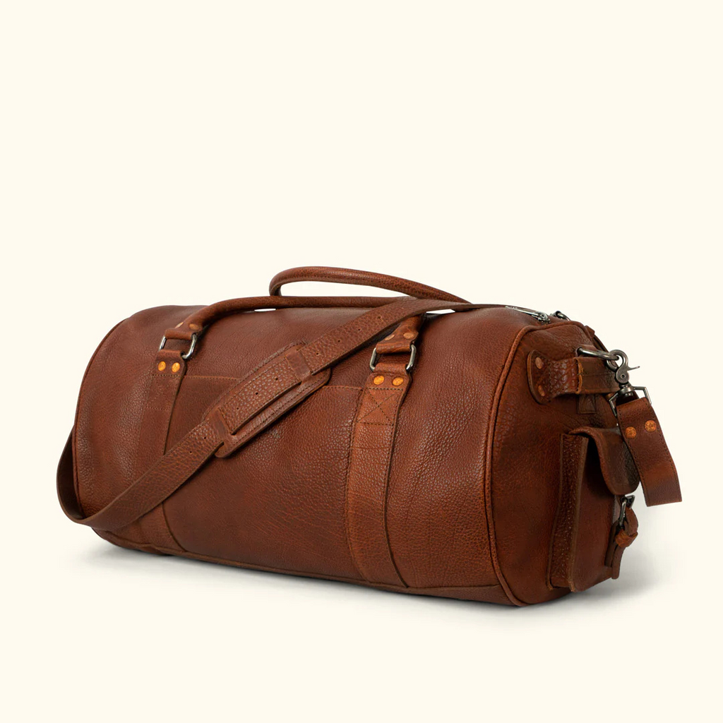 Premium Genuine Leather Duffle Bag – Timeless Travel Companion