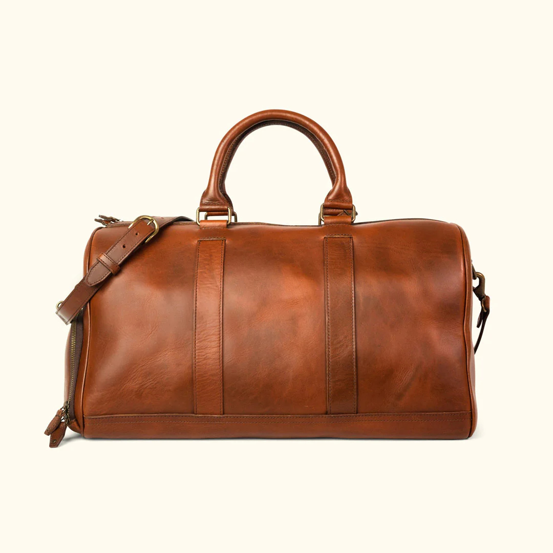 Luxury Genuine Leather Duffle – Travel in Style