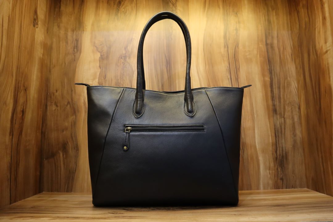 Handmade Leather Tote Bag –  Real Cowhide Tote Bags