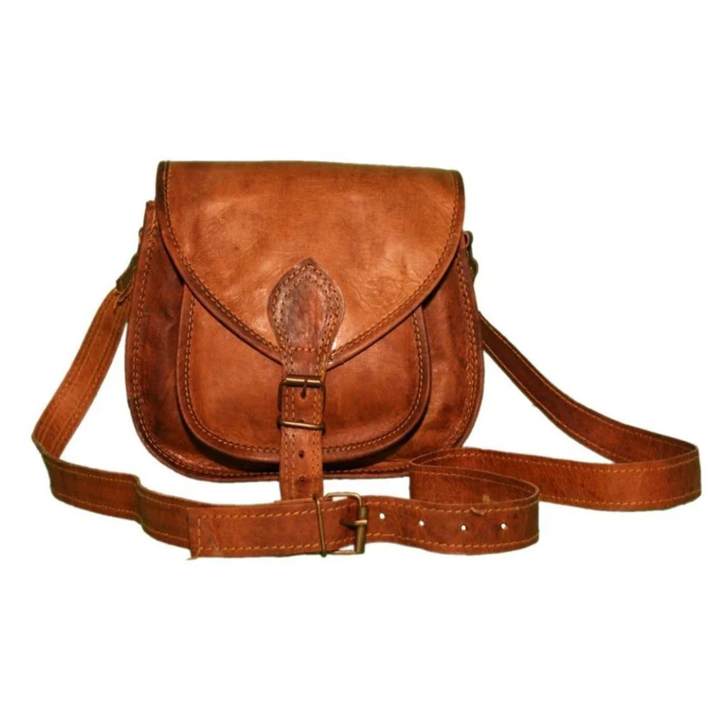 Classic Leather Shoulder Bag for Women Crossbody Purse