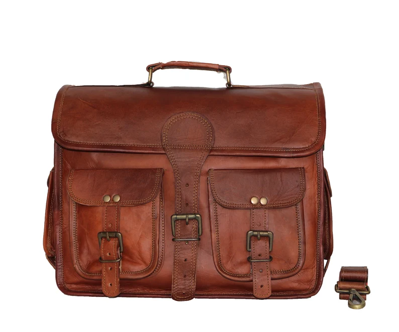 Crafted Elegance Real Leather Messenger Bags