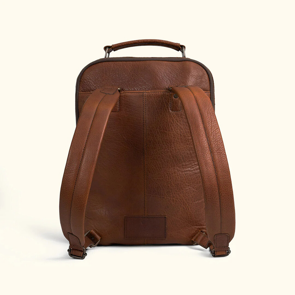 Men’s Genuine Leather Backpack – Vintage Style Laptop Rucksack