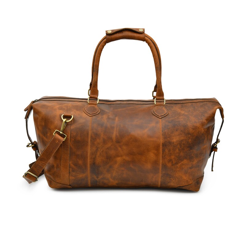 Classic Travel Duffle – Handcrafted Genuine Leather Carryall