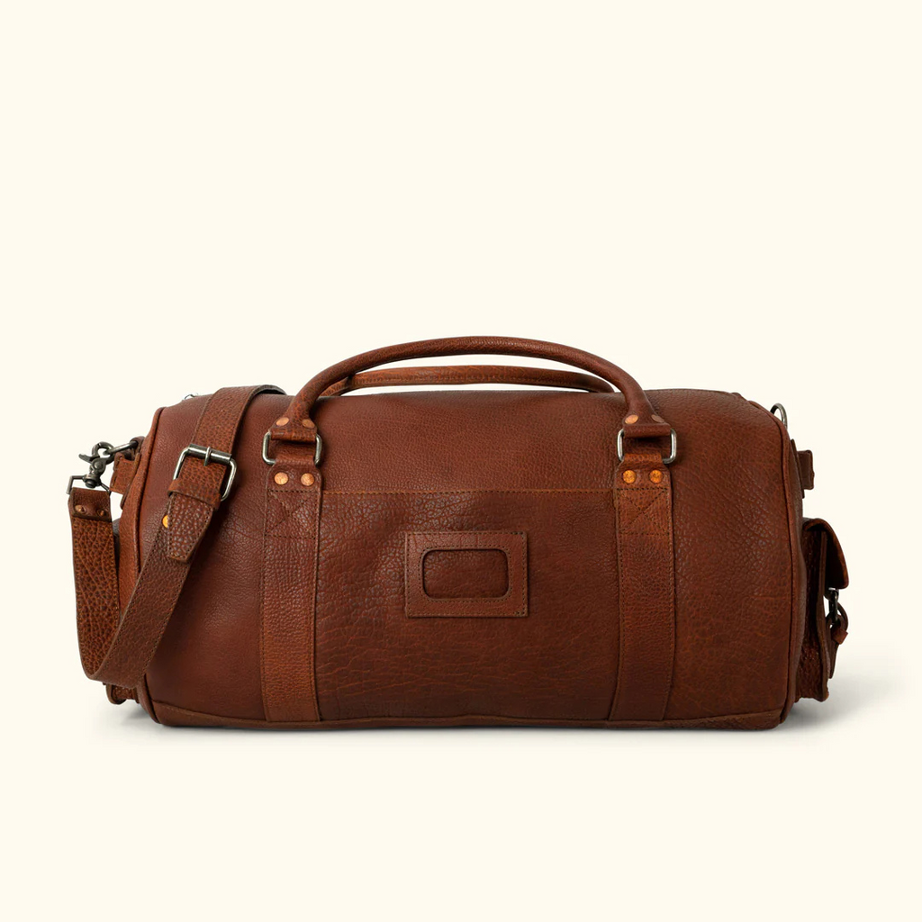 Premium Genuine Leather Duffle Bag – Timeless Travel Companion
