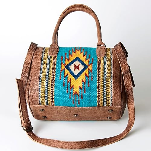 Western Leather Duffle Bag – Handmade Vintage Travel Gear