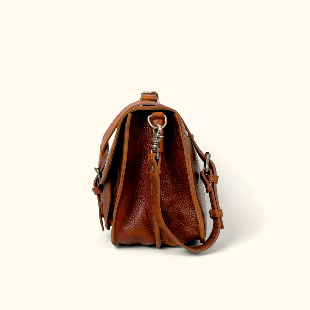 Premium Buffalo Leather Briefcase – Rustic Handmade Work Bag