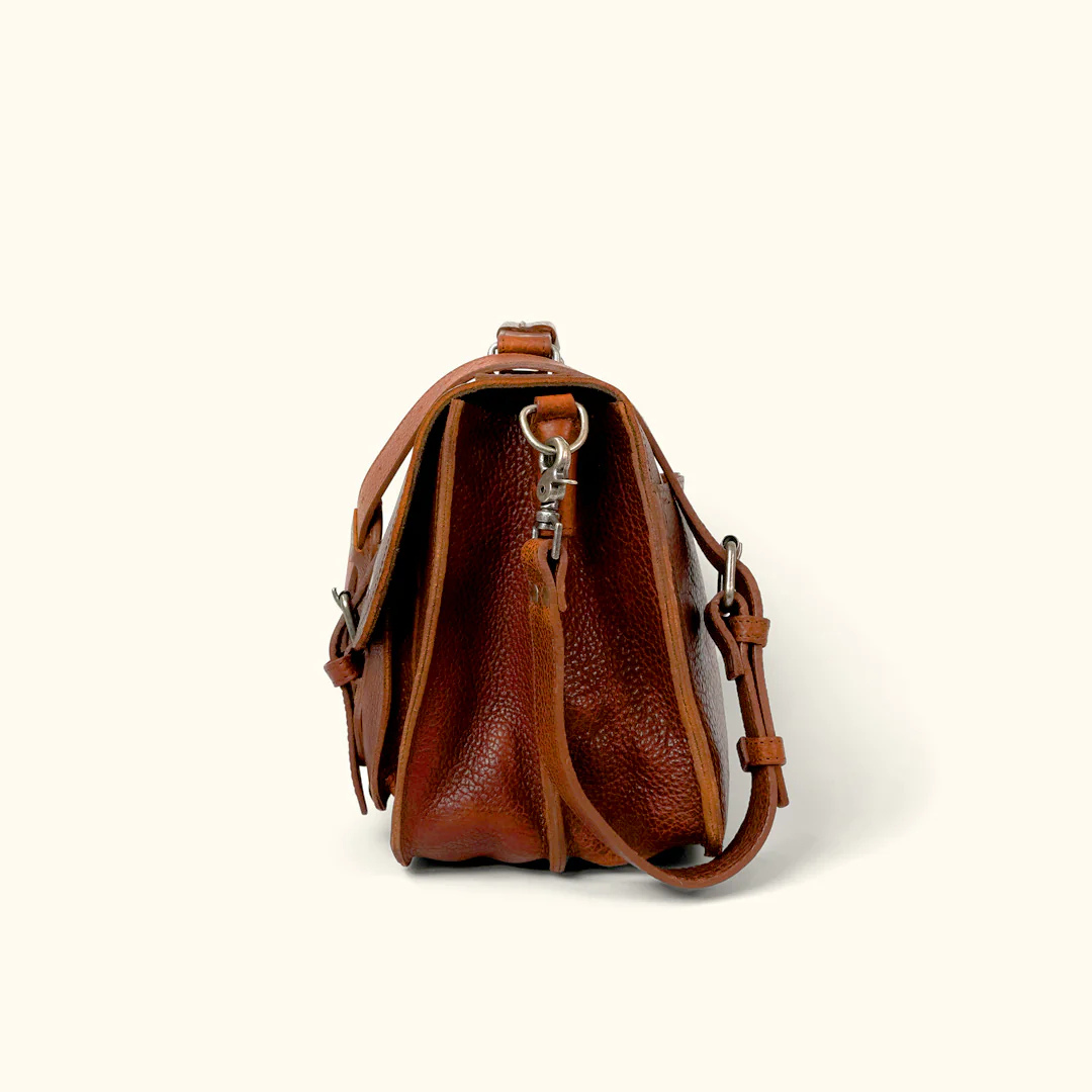 Premium Buffalo Leather Briefcase – Rustic Handmade Work Bag