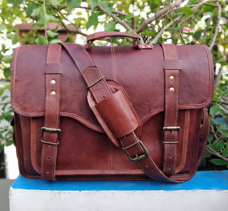 Handcrafted Genuine Leather Messenger Bags