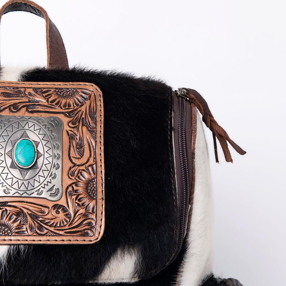 Western Leather Backpack – Vintage Cowboy Style