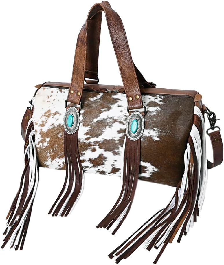 Handcrafted Western Leather Travel Duffle