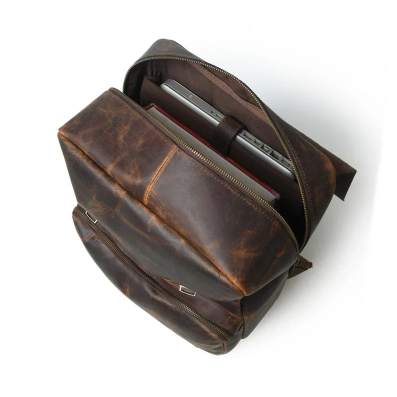 Premium Leather Backpack – Handcrafted for Style & Durability