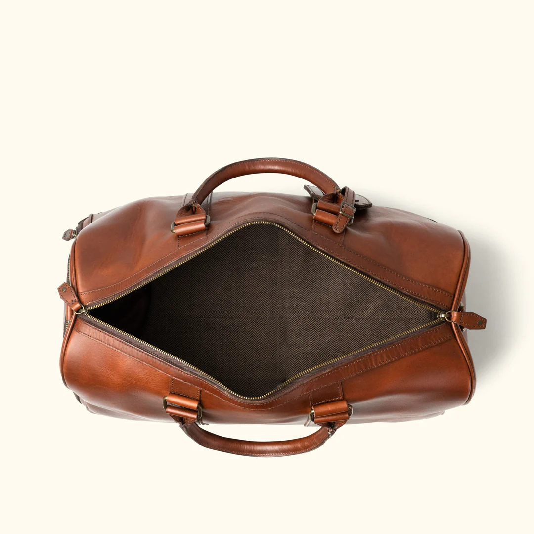 Luxury Genuine Leather Duffle – Travel in Style