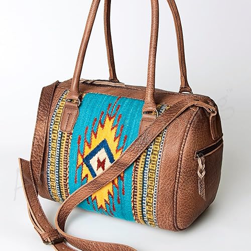 Western Leather Duffle Bag – Handmade Vintage Travel Gear