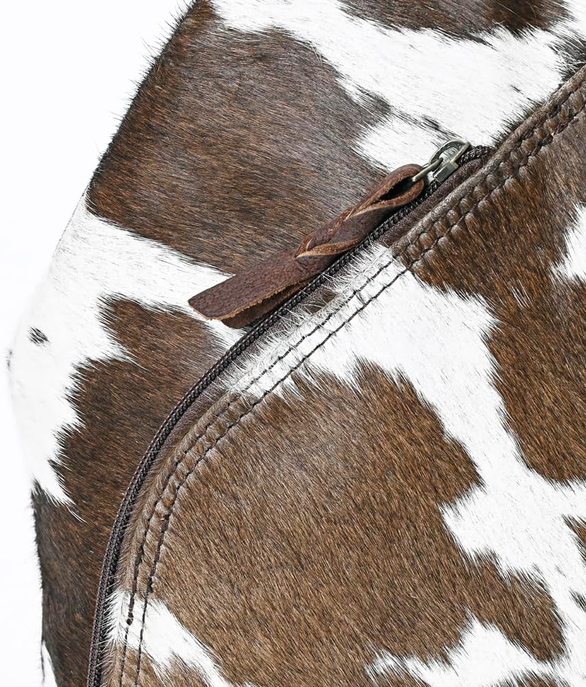 Rustic Cowhide Hair On Leather Backpack – Vintage Western Charm
