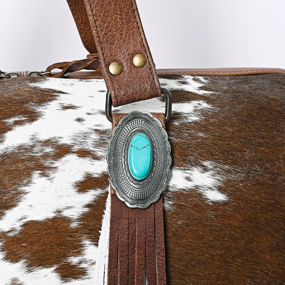 Handcrafted Western Leather Travel Duffle
