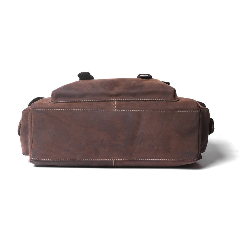 Classic Men's Leather Backpack – Built for Work & Travel