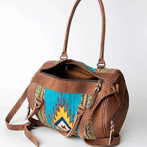 Western Leather Duffle Bag – Handmade Vintage Travel Gear