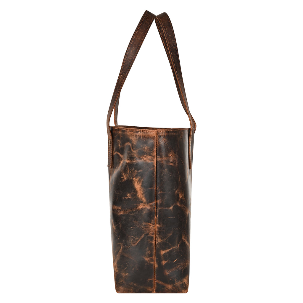 Premium Leather Tote – Handmade from 100% Genuine Leather