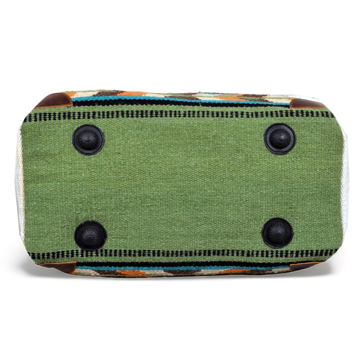 Western Aztec Leather Duffle Bag – Handcrafted Travel Gear