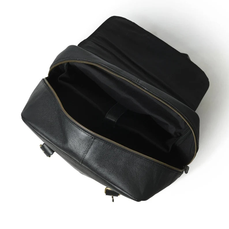 Genuine Leather Backpack – Timeless Elegance for Everyday Use
