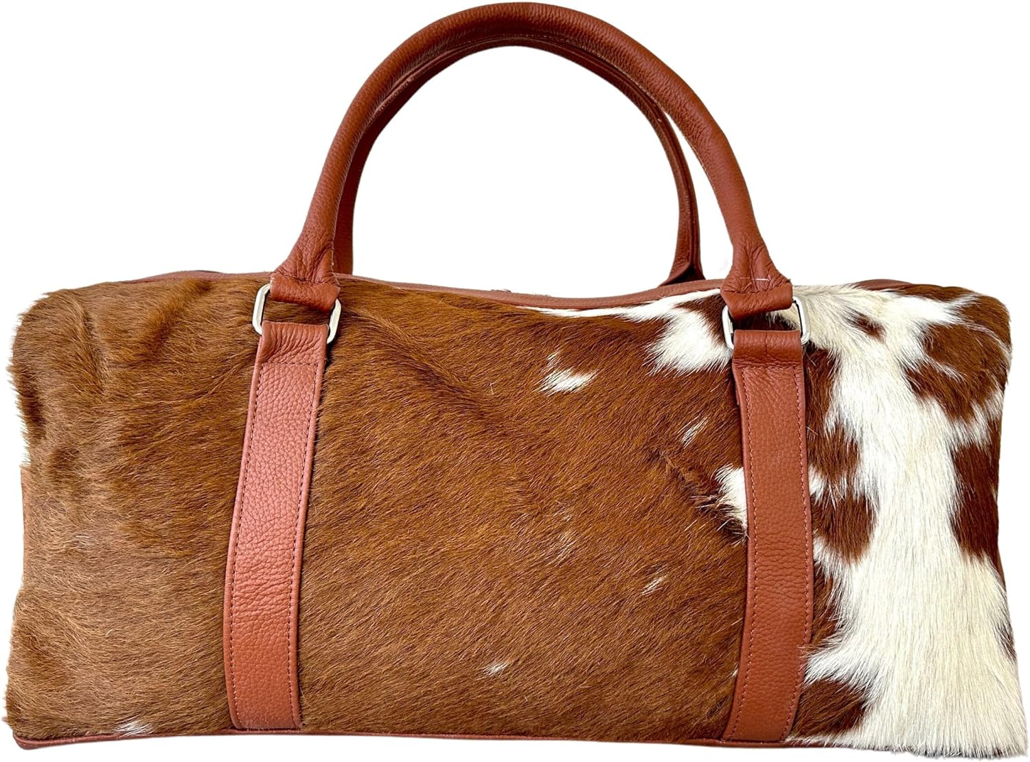 Genuine Leather Western Duffle Bag – Vintage Cowboy Style